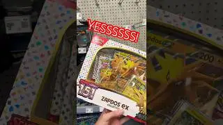 This was such a rare find!! $29 well spent!! #pokemon #shopping #walmartfinds #zapdos #151