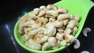 HOW TO MAKE PEPPER ROASTED CASHEWS AT HOME