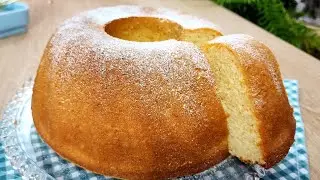 BOLO RÁPIDO, FÁCIL  E SUPER FOFINHO DE BAUNILHA #receitas