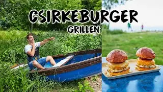 Ny&aacute;ri csirkeburger GRILLEN