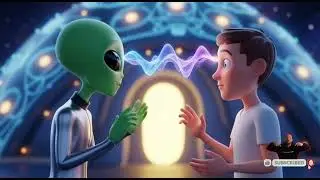 The Night Visitor &mdash; A Realistic Alien Encounter #foryou #cartoon #animation 