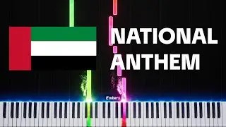 UAE National Anthem Easy Piano Tutorial