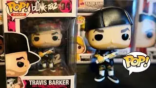 TRAVIS BARKER FUNKO POP UNBOXING OUT THE BOX REVIEW + FAVORITE BLINK 182 SONG? #blink182 #funko