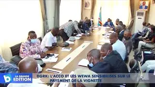 DGRK: L&rsquo;ACCO et les wewa sensibilis&eacute;s sur le paiement de la vignette