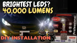 Best LED lights for cars 2025 | Bugatti B65 Pro Max Complete led lights upgrade: High Beam, Low Beam