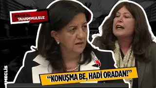 Bu görüntüler çok konuşulur! Pervin Buldan İYİ Partili vekile parmak salladı: Konuşma be!