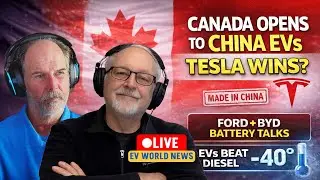 Canada Opens Up to Chinese EVs - Ford BYD Partners? - Peak for TSLA?