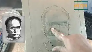Clay Relief Portrait Sculpture Making Process | Vidyasagar | Art Tech