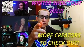 Channel Shoutouts: (Winter) @michareacts @forgemastermetal @SinfulScreams
