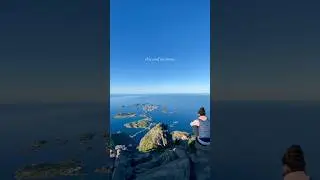 🤩 Views over Henningsv&aelig;r, Norway 🇳🇴#adventuretravel #lofotenislands #visitnorway