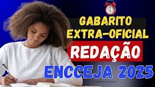 Gabarito Redação ENCCEJA 2025