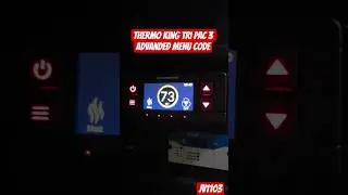 Thermo King Tripac 3 advanced menu pin #trucker #thermoking #tripac #apu #freightliner #trucking