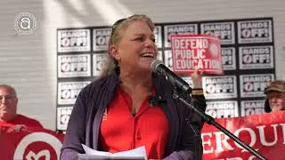 ATF President Bernstein Speaks at April 5th 'HANDS OFF' Rally