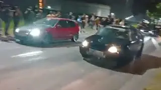 RAW DUTCH STREETRACING CIVIC COUPE B16T 596HP VS EG K20 NOS  #READY402NIGHT  
