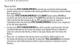 FUNCION FECHANUMERO