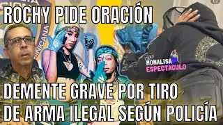 IMAGEN ROCHY LLORA POR LA DEMENTE GRAVE POR TIRO DE ARMA ILEGAL. POLIC&Iacute;A DICE NO FUE ROBO