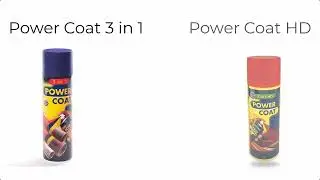 Power Coat 3 in 1 vs. Power Coat HD spray