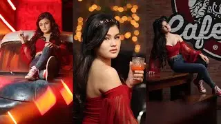 Photo Shoot Behind The Scene | Shimmer Spill Cafe | Cafe Racer Dumaguete | Canon 200D | Godox V1
