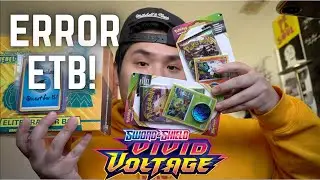 Vivid Voltage Checklane Blisters + an Error ETB!