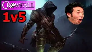 INSANE Assassin 1v5 on Launch Day! Welcome to Crowfall! (Blackguard Assassin PvP Gameplay)