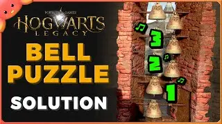 How to do the Bell Puzzle (Solved by the Bell) - Hogwarts Legacy Gameplay Guide