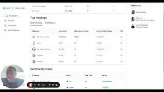 PT 1/2 A Social Syndicate Portal For Private Market Investors #WealthCreators #Syndicates