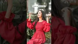 Lightroom Black & Red Preset Free #ytshorts #lightroomshorts #bdrockeditz