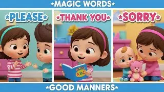Please, Thank You, Sorry Song for Kids | Learning Manners with Mia | Good Habits Nursery Rhyme