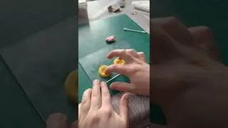 Making a duck worry stone with #polymerclay #clayartist #cute #diy #smallbusiness