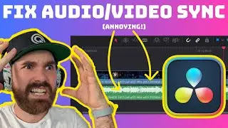 Как исправить проблему синхронизации аудио и видео клипов в DaVinci Resolve