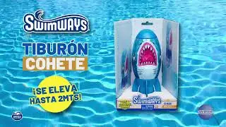 💦 SWIMWAYS Shark Rocket Tibur&oacute;n Cohete &iexcl;Hacelo Volar! 🦈🚀