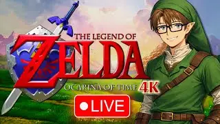 Classic Ocarina of Time Remastered in 4K on PC | Live Gameplay #OcarinaOfTime #Zelda #N64