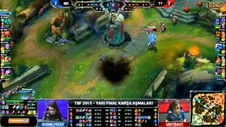TBF 2015 - Yarı Final  - BJK vs TT  5. Ma&ccedil;