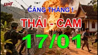 Biên giới THÁI – CAM Căng bất thường: THÁI Bất Ngờ Xây Tượng Cao To - Dân CAM Cảnh Khổ Chưa Về Nhà !