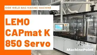 LEMO CAPmat K 850 Servo Side weld bag making machine | LEMO Machines