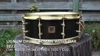 Lignum Drums Roman Wells 2022 Oak 14x5,5