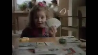 Monopoly Junior Board Game Ad- No One Is Too Young To Play Monopoly (1994)