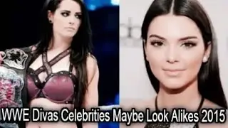 WWE Divas Celebrities Maybe Look Alikes 2015