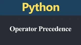 Operator Precedence and Associativity in Python (Hindi)