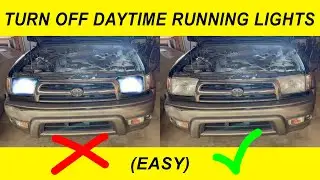 Как отключить функцию отключения дневных ходовых огней &mdash; 4Runner Tacoma 3-го поколения