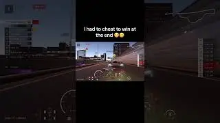 I had to CHEAT to get the win! #granturismo #granturismo7 #gt7 #gt7clips #simracing #finallap