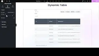 How to Create a Dynamic Table in WordPress using Elementor & Unlock Addons