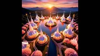 13 - DEEP SLEEP - CRYSTAL TOWN | HEALING FREQUENCY MUSIC | 528Hz - 432Hz | Meditation #shorts