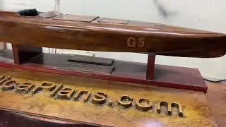 Baby Bootlegger 1/10th Scale Model of the 1924 Gold Cup winner designed by George Crouch