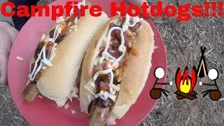 Campfire Hotdogs!!!