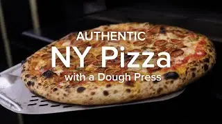 Making NY Style Pizza with a Dough Press