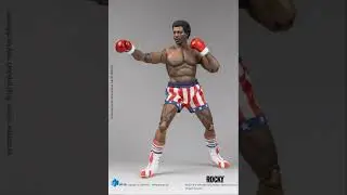 Rocky (1976) - Apollo Creed - Exquisite Super Series [by Hiya Toys] #SHORTS