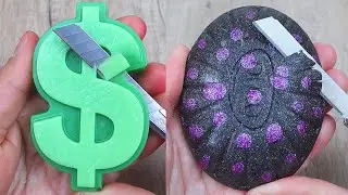 Relaxing Soap Cutting ASMR. Satisfying Soap and lipstick cutting. Corte de jabón - 1199