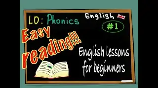 Easy Reading! #English for beginners! Read with #Phonics! #Esl #Efl