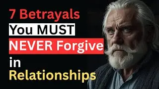 7 Betrayals You MUST NEVER Forgive in Relationships (Stoic Secrets to SHATTER Toxic Bonds).